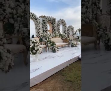 Airman golf club| airman golf club wedding| wedding decor| sea front wedding decor