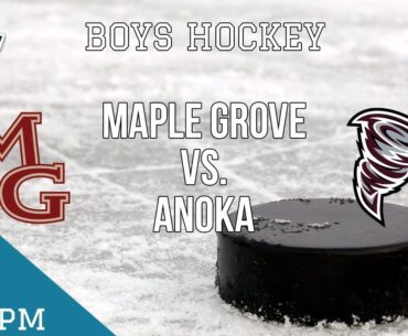 Boys Hockey: Maple Grove @ Anoka | Anoka High School | QCTV