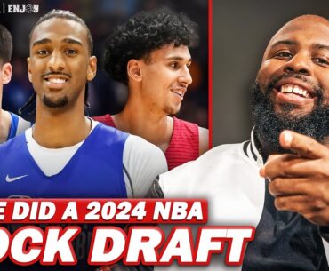 We Did A 2024 NBA Mock Draft | Numbers On The Board