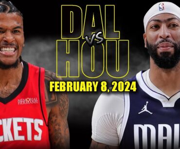 Dallas Mavericks vs Houston Rockets Full Game Highlights - February 8, 2025 | NBA Regular Season