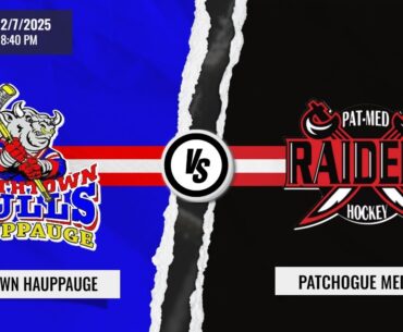 SCHSHL Junior Varsity Hockey | Smithtown Hauppauge vs Patchogue Medford