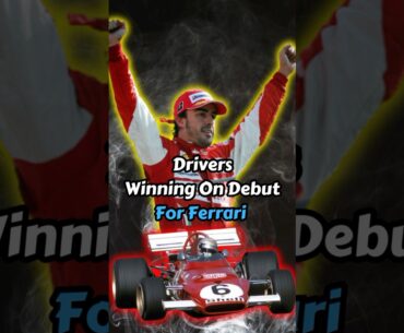 F1 Drivers Who Won On Their Debut Race For Ferrari!🔥👌 #shorts