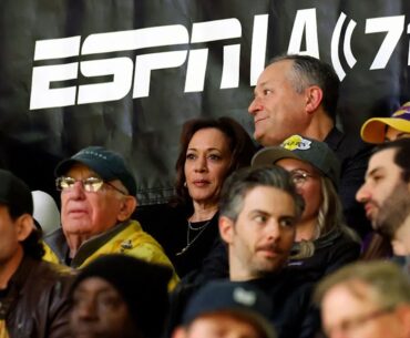 Kamala Harris receives icy reaction at Lakers game while fans call out unimpressive seats