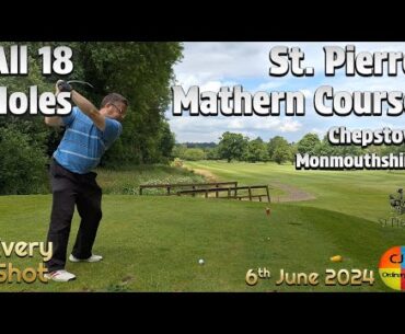 18 Holes at St Pierre Mathern Course. Every shot from my round at this tight & tricky second course.