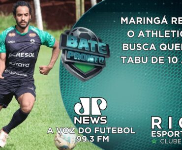 BATE PRONTO MARINGÁ | COM SUSPENSOS, MARINGÁ ENFRENTA O ATHLETICO NO DOMINGO | 07/02/2025