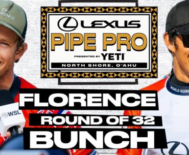 John John Florence vs Jackson Bunch | Lexus Pipe Pro presented by YETI 2025 - Round of 32