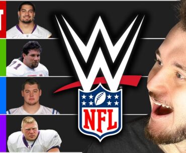RANKING FORMER NFL WWE STARS! | WR Daily