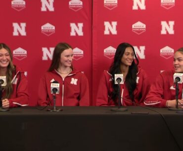 Members of the Husker volleyball team talk about the Cook Legacy and Dani as their new coach.