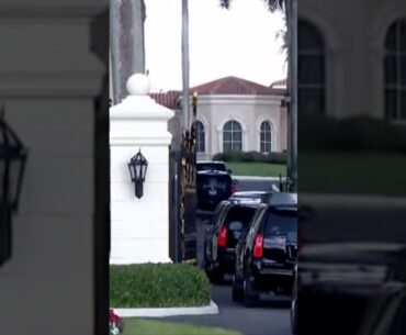President Trump Arrives At The International Golf Course West Palm Beach