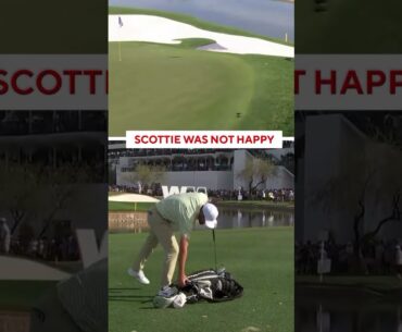 Don’t see this very often from Scottie Scheffler.