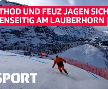 Berthod jagt am Lauberhorn Feuz - oder umgekehrt? 😅 | SRF Sport