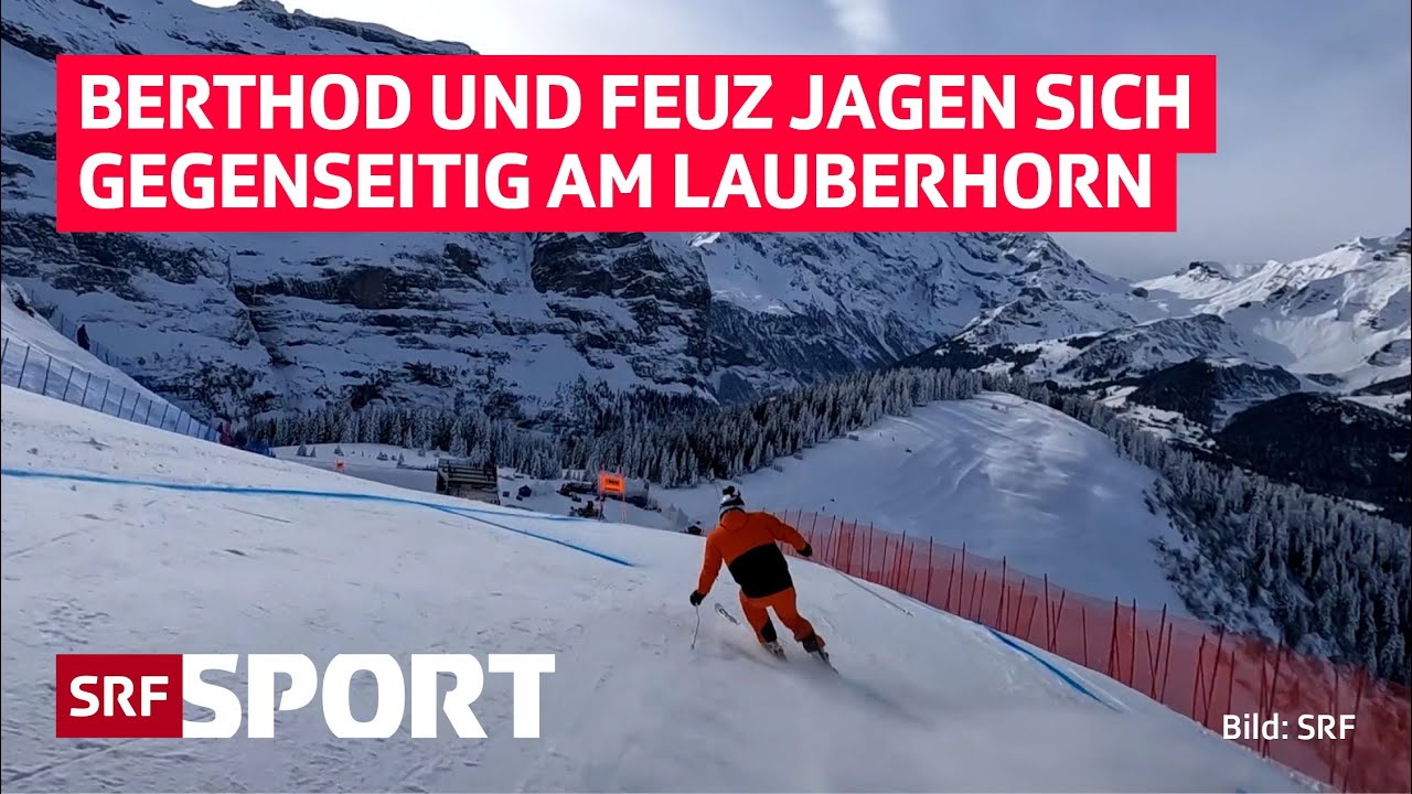 Berthod jagt am Lauberhorn Feuz – oder umgekehrt? 😅 | SRF Sport Berthod jagt am Lauberhorn Feuz - oder umgekehrt? 😅 | SRF Sport