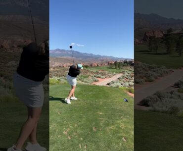 Golf + Views #golf #golfswing #golflife #golfgirls