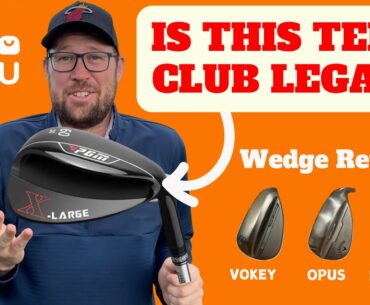 CAN THIS CLUB BE LEGAL? Yes Life review the Temu PGM 60 degree x-large wedge!