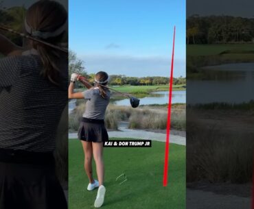 Kai Trump & Don Jr Hit the Golf Course FAMILY!