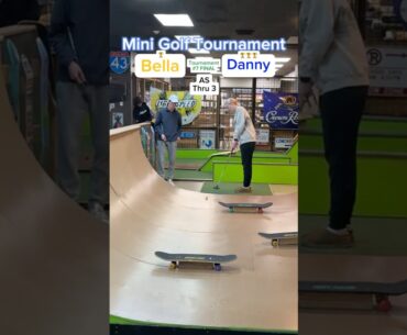 Match Play Tournament Final (Hole 4) Bella vs Danny #minigolf
