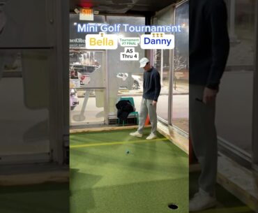 Match Play Tournament Final (Hole 5) Bella vs Danny #minigolf