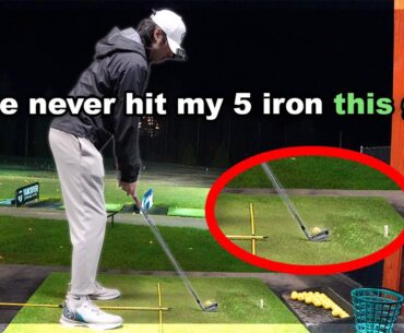 the simplest ball position change instantly improved my long irons (range practice sessions)