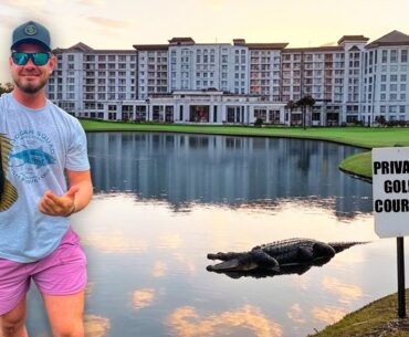 Booking Hotel Rooms JUST to Fish PRIVATE Golf Course!