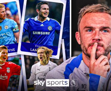 James Maddison names the GREATEST Premier League Midfielder 👀 | The Sticker Book Challenge