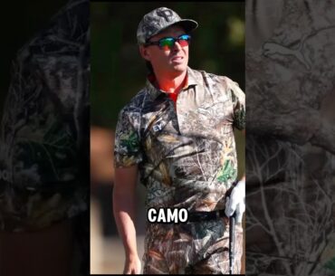 Rickie Fowler in full camo at the Waste Management?? #golf #pgatour #wastemanagement #golfer #rickie