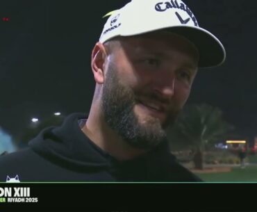 LIV Golf Riyadh 2025 - Final Round Interview - Jon Rahm, Legion XIII - Team Winner