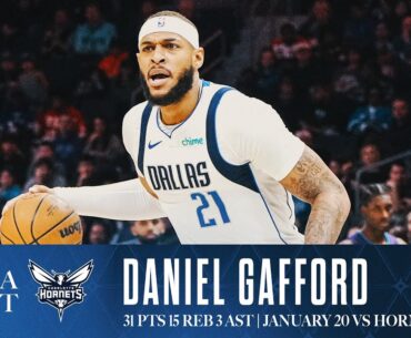 Daniel Gafford (31 Points - Career High) Highlights vs. Charlotte Hornets | January 20, 2025