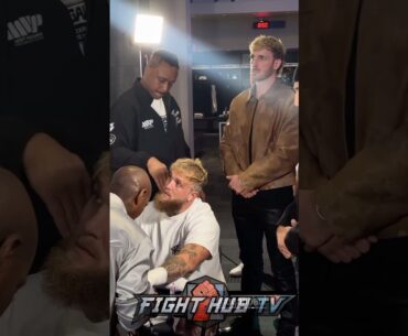 Logan Paul ARRIVES to have this brother back against Mike Tyson!
