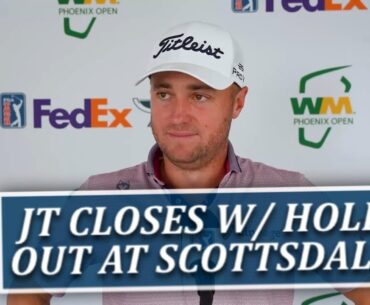 Justin Thomas Closes Phoenix Open w/ Hole Out, T-6 Finish