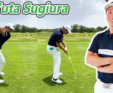 Yuta Sugiura 杉浦悠太 日本の男子ゴルフ スローモーションスイング!!!