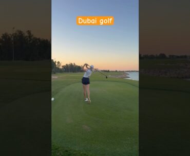 Winters in Dubai… #golf #womensgolf #ladiesgolf #golflife #golftips #golfgirl #golfswing #dubaigolf