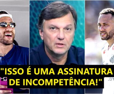 "O que ME IMPRESSIONA é que o Neymar no Santos está..." VEJA o que Mauro Cezar QUESTIONOU!
