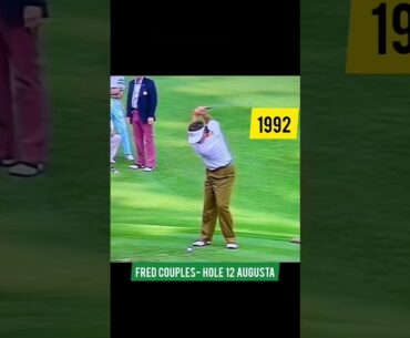 Fred Couples at The Masters // Golf Swing Pure Class #golf #1992 #2022 #fredcouples #golfswing