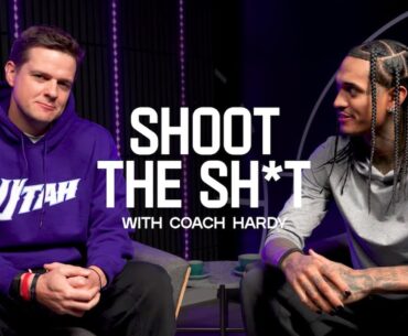 Jordan Clarkson asks Coach Hardy about sharks 🦈 | SHOOT THE SH*T