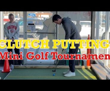 CLUTCH PUTTS Were Made During this Mini Golf Tournament! | MUST WATCH