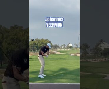 Johannes VEERMAN’s Driver Swing🏌️😀Dubai Desert Classic #golf #golfswing