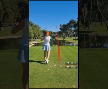 Par 3 what's your club? #golf #shorts #golfing #golfgirl