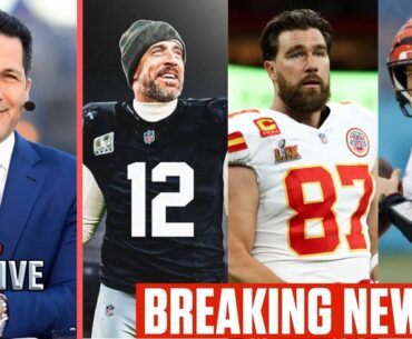 FULL NFL LIVE | Adam Schefter update: Travis Kelce retire? - Aaron Rodgers to Raiders? - Joe Burrow?