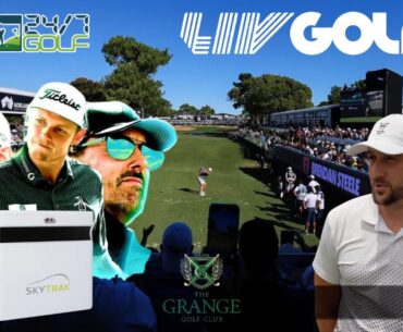 I Play The Aussie Liv Golf Tournament on The Skytrak+