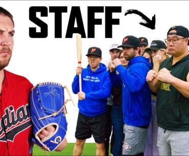MLB Pitcher vs. 14 Random People