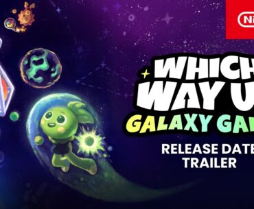 Which Way Up: Galaxy Games - Release Date Trailer - Nintendo Switch