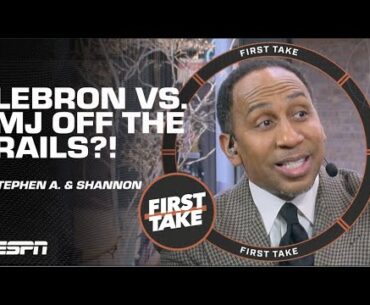 Stephen A. & Shannon Sharpe’s SHOUTING MATCH over LeBron and MJ 🍿 | First Take