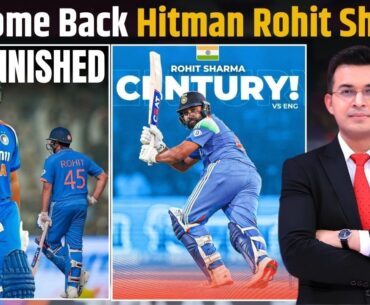 IND vs ENG: Rohit Sharma smashed 119 (90) with a SR of 132 in 2nd ODI ! Hitman is Back with a Bang !