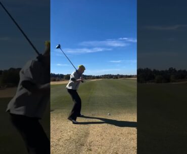 When Bieber Swings, Even the Golf Ball Sings. #golf