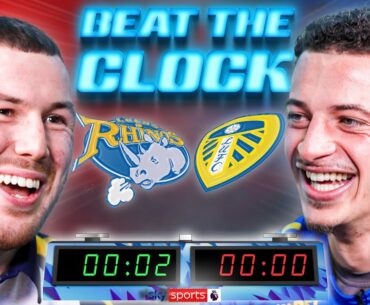 "THIS IS UNBELIEVABLE" 🏉🆚⚽️ Cameron Smith vs Ethan Ampadu | Beat The Clock