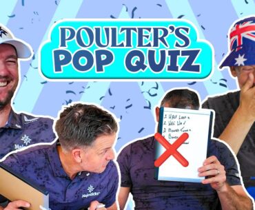 What's a Bush Telly? 🇦🇺 | Poulter's Pop Quiz | Majesticks GC