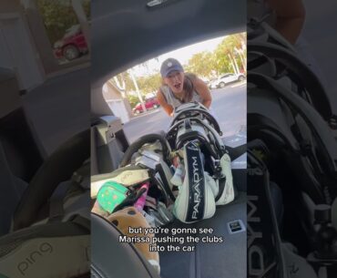 DAY IN THE LIFE OF A PRO GOLFER!? #golf #golfgirl #progolf #dayinmylife #viral #like #comment #sub