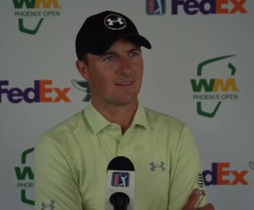 Jordan Spieth Discusses 2025 Waste Management Phoenix Open | PGA Tour Saturday Flash Interview