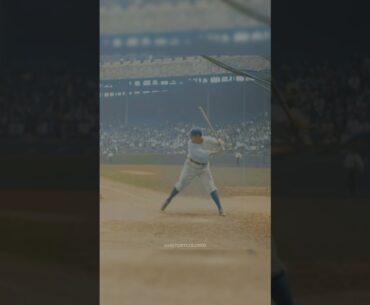 Babe Ruth hits a home run in 1920 - Restored Footage