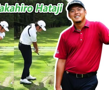 Takahiro Hataji 幡地隆寛 日本の男子ゴルフ スローモーションスイング!!!